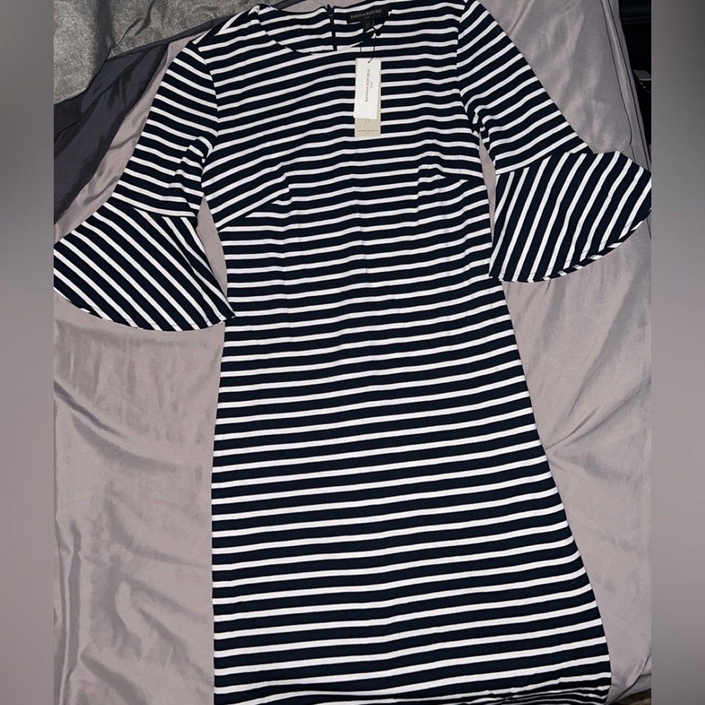 Stripes dress, OP, banana Republic
